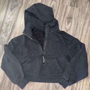 Lululemon Black Scuba Half Zip Hoodie XS-S